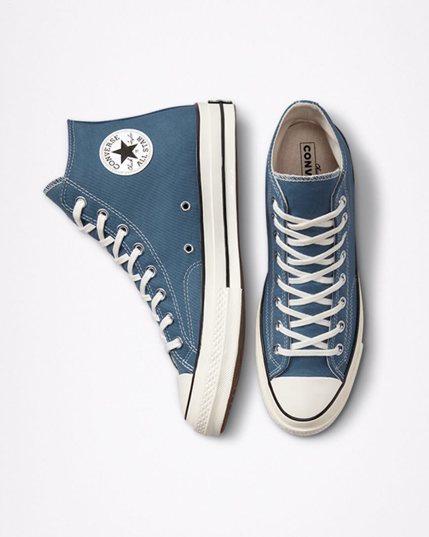 Tenisi Inalti Barbati Converse Chuck 70 Seasonal Color Albastri Negrii | RO UYVCJ928